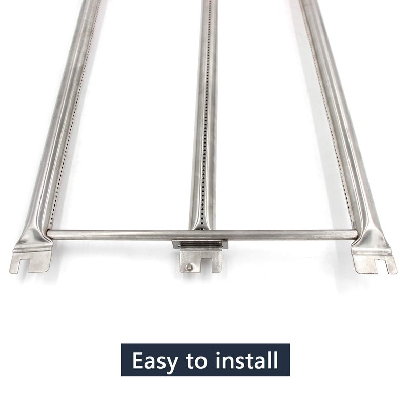 Hongso 7536 7508 Gas Grill Replacement Burner Tube Kit and Porcelain Steel Flavorizer Bars for Weber Spirit E310 320 (with Side Mounted Control Panel Older Model) Genesis Silver Gold Platinum B C 7537 - Image 4